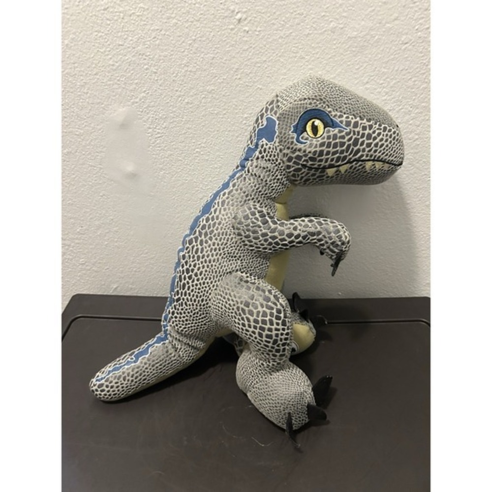 Build‎ A Bear Jurassic Park Blue Raptor Dinosaur Plush 15" Velociraptor BAB